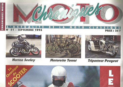 Chroniques moto norton - chroniques,